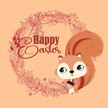 Happy easter Stock Illustration