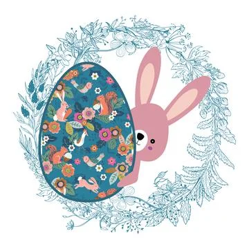 Happy easter Stock Illustration