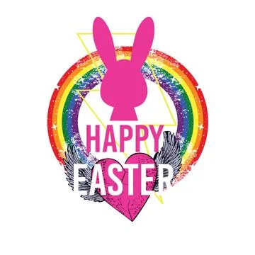Happy easter Stock Illustration