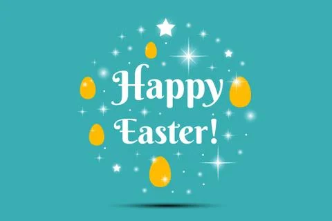Happy Easter Illustration Stock Illustration