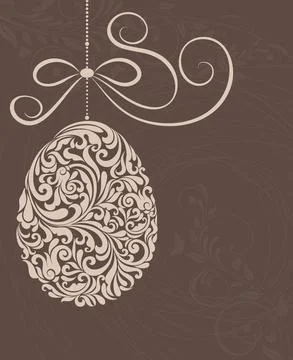 Happy Easter invitation card Stock Illustration