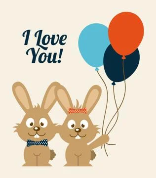Happy easter over white background vector illustration Ilustração Stock