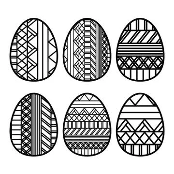 Happy easter over  white background vector illustration Stock Illustration