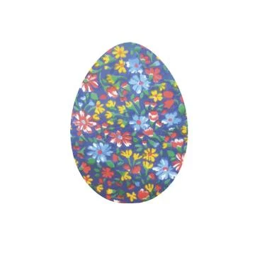 Happy Easter painted easter egg Stock Illustration