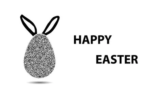 Happy easter pattern Illustrazione stock