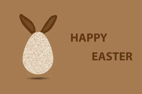 Happy easter pattern Illustrazione stock