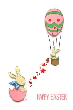 Happy easter. Stock Photos