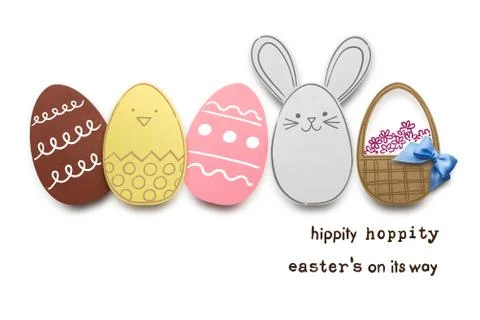 Happy easter. Stock Photos