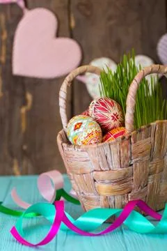 The happy easter Stock Photos