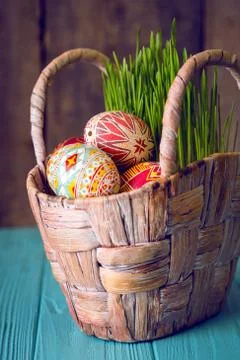 The happy easter Foto stock