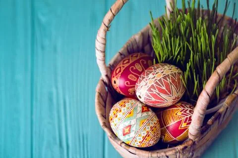 The happy easter Stock Photos