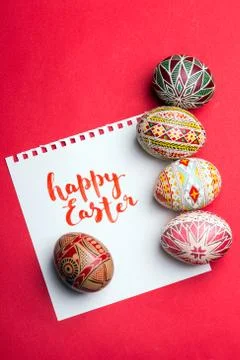 The happy easter Stock Photos