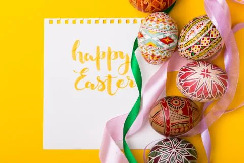 The happy easter Stock Photos