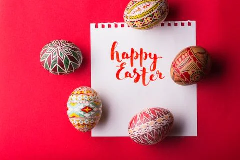 The happy easter Stock Photos