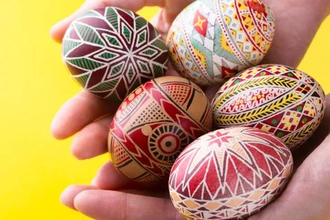 The happy easter Foto stock