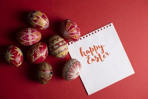 The happy easter Stock Photos