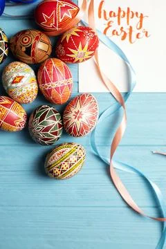 The happy easter Stock Photos
