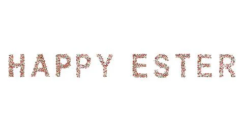 Happy Easter Playing Card Suit Text Casino Poker Greeting Isolated On White Stock Illustration