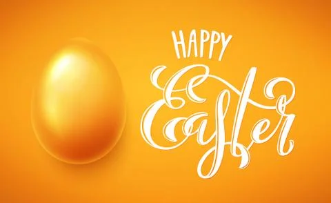 Happy Easter poster Stock Illustration