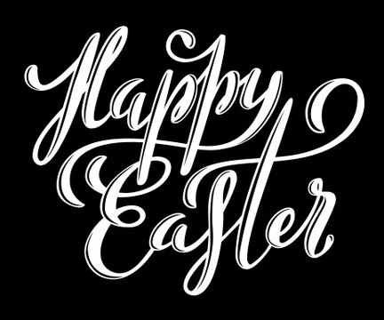 Happy Easter poster Stock Illustration