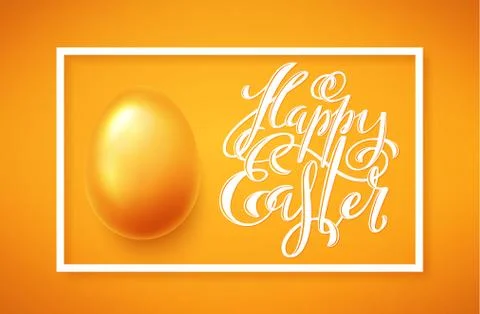 Happy Easter poster Stock Illustration