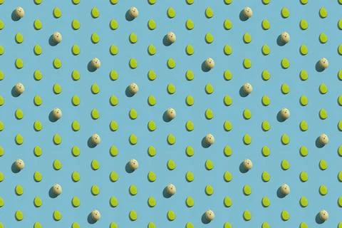Happy easter seamless background green egg blue 스톡 사진