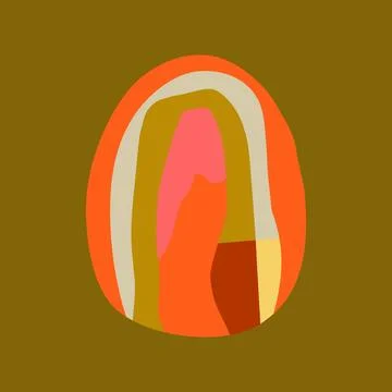 Happy Easter set of cards, posters or covers in modern minimalistic style eggs Stock Illustration