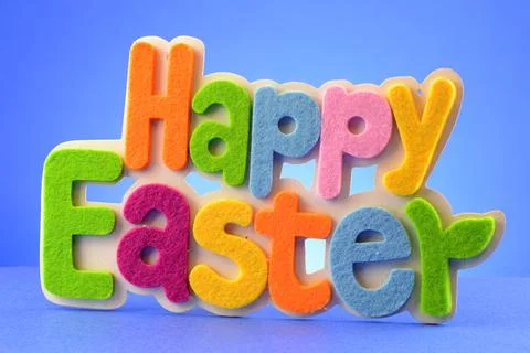 Happy Easter Signage Stock Photos