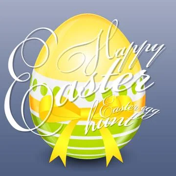 Happy Easter Spring Background Illustration Stockillustratie