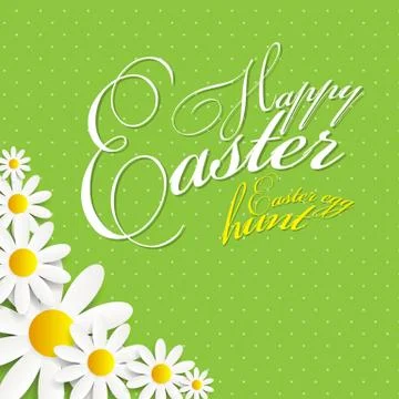 Happy Easter Spring Background Illustration Ilustración de archivo