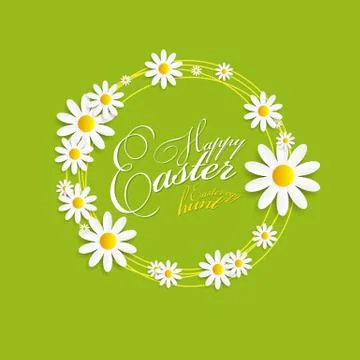 Happy Easter Spring Background Illustration Ilustración de archivo