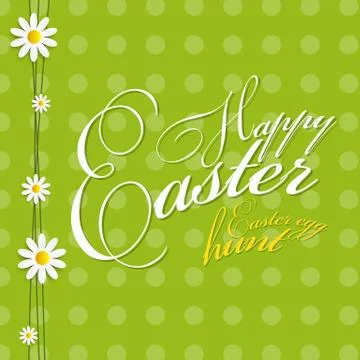 Happy Easter Spring Background Illustration イラスト素材
