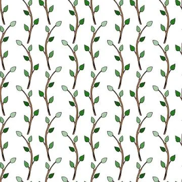 Happy easter spring graphic elements,vector seamless pattern. Lettering, egg, Stock Illustration