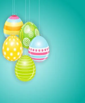 Happy Easter Spring Holiday Background Illustration イラスト素材