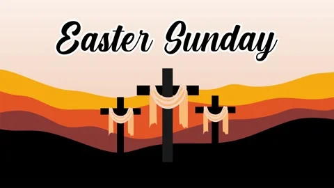Happy Easter Sunday to all Christians Stock Footage 317798601