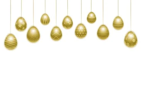 Happy Easter Template Stock Illustration