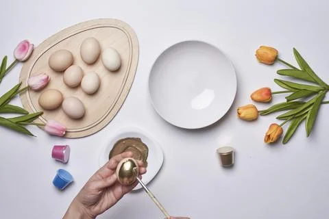 Happy easter time Stock Photos