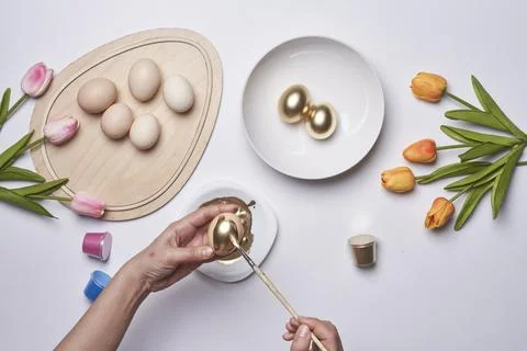 Happy easter time Stock Photos