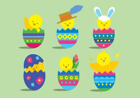Happy Easter, Vector Stock Illustration