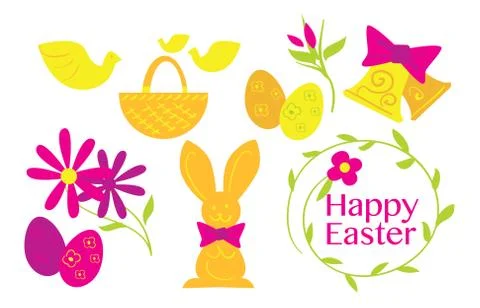 Happy Easter, Vector Stock Illustration