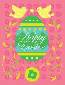 Happy Easter, Vector Stock Illustration