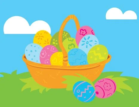 Happy Easter, Vector Stock Illustration