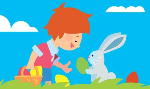 Happy Easter, Vector Stock Illustration