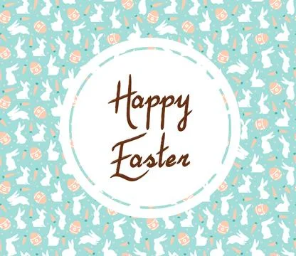 Happy Easter Vector Image Stock Illustration