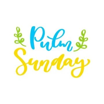 Happy Easter vector lettering. Hand drawn easter greeting card. Stock Illustration