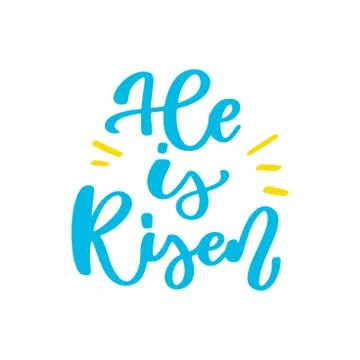 Happy Easter vector lettering. Hand drawn easter greeting card. Stock Illustration