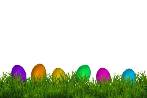 Happy Easter Vector Typography background with place for your te Stock Illustration