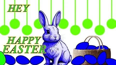 Happy Easter Video Stock Footage 303559340