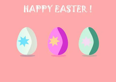 Happy Easter Wallpaper Vector Stock Illustration