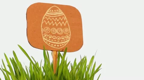 Happy Easter.rotation Stock Footage 21959278